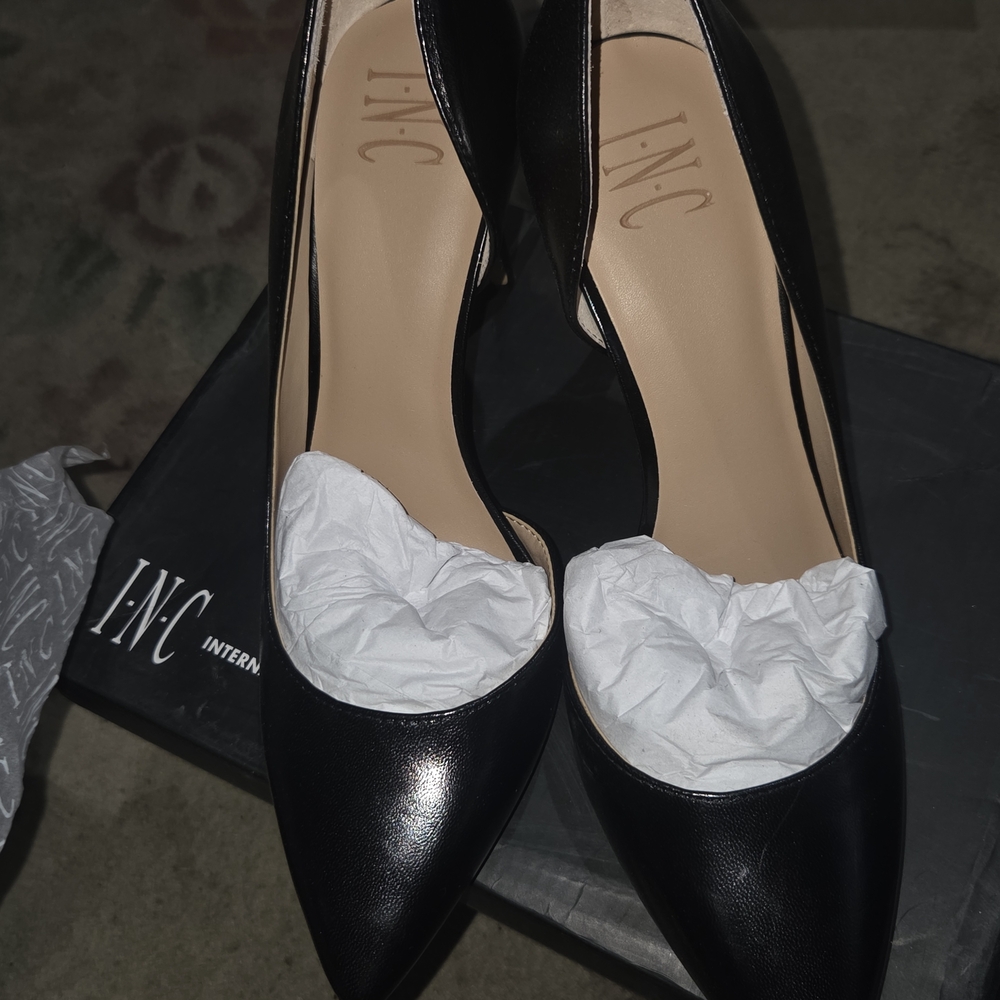INC International Concepts Women's Elegant Black Heels